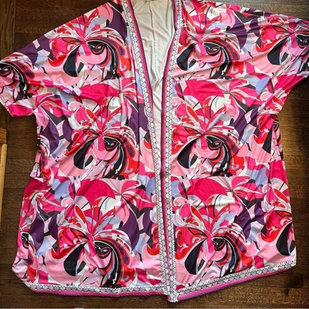 Halfheart size medium multi color oversized kimono